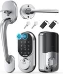 Smart Fingerprint Keyless Front Door Lock Set