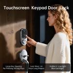 Smart Fingerprint Keyless Front Door Lock Set