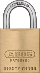 Abus 83/45 Keyed Different Padlock with Brass Shackle