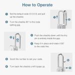 Waterproof Combination Locks for Lockers, Fence, Toolbox