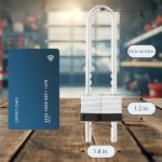 Brinks 44mm Secure Steel Padlock with Adjustable Shackle