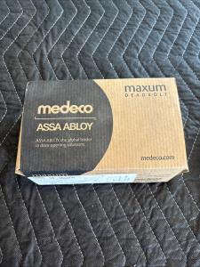 Medeco Maxum High Security Brass Deadbolt Lock