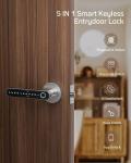 Keyless Smart Fingerprint Door Lock with Bluetooth