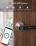 Keyless Smart Fingerprint Door Lock with Bluetooth