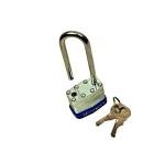 12 Pack Long Shackle Steel Padlocks with Keys