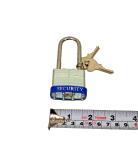 12 Pack Long Shackle Steel Padlocks with Keys