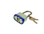 12 Pack Long Shackle Steel Padlocks with Keys