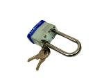 12 Pack Long Shackle Steel Padlocks with Keys