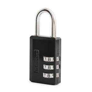 Master Lock 647D Black Combination Lock
