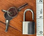 Set of 12 Small Stainless Steel Padlocks