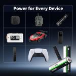 Granicell 8-Pack Lithium AA Batteries for Smart Devices