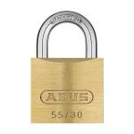 Abus 55/30 Keyed Different Padlock with Brass Body
