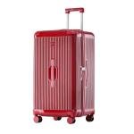 Unpickable TSA Lock Lightweight Expandable Suitcase 20" Red