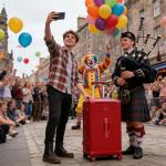 Unpickable TSA Lock Lightweight Expandable Suitcase 20" Red