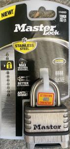 Master Lock 174SSDHC Stainless Steel Outdoor Lock