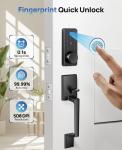 Smart Fingerprint Front Door Lock Set