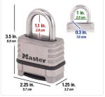 Master Lock 174SSDHC Stainless Steel Outdoor Lock