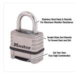 Master Lock 174SSDHC Stainless Steel Outdoor Lock