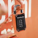 FortLocks Heavy Duty 4-Digit Gym Locker Lock