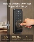 Fingerprint Door Lock with WiFi Doorbell and Knobs