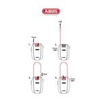 ABUS Combiflex Cable Lock for Skis and Gear