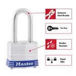 Master Lock 3TLF Key Lock with 3.8 cm Shackle