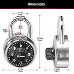Master Lock 1500T Combination Padlock 2-Pack