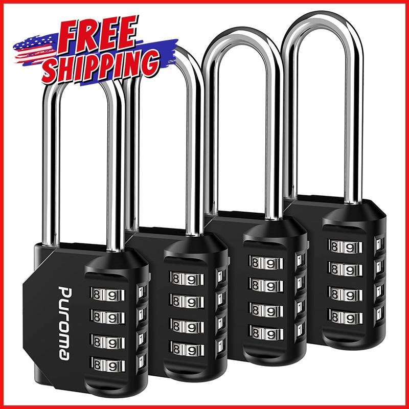 Secure Your Stuff with 4-Digit Lock Set
