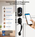 VE07-H Smart Fingerprint Lock with Handle Set
