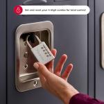 Master Lock 643D Customizable Combination Lock Black/Silver