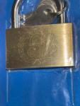 6 Pack Brass Padlocks with 3 Keys Each