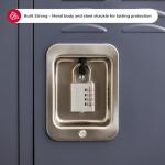 Master Lock 643D Customizable Combination Lock Black/Silver