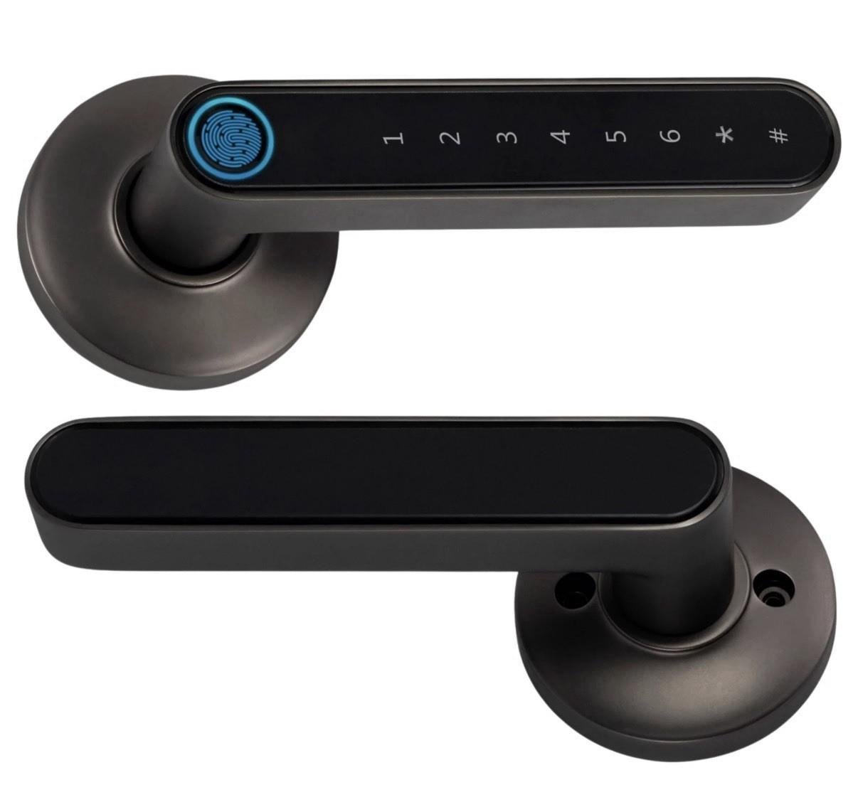 Keyless Fingerprint Smart Door Lock with Handle