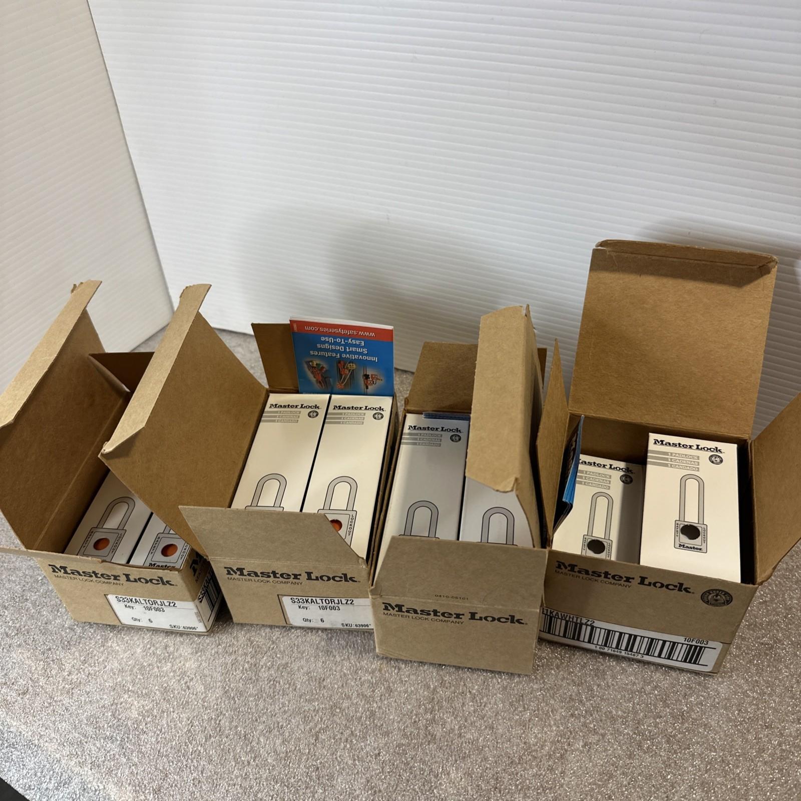 Unpickable Master Lock S31 & S33 Padlocks for Safety