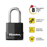 Master Lock Black Magnum Keyed-Alike Padlocks 3-Pack