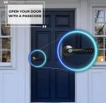 Keyless Fingerprint Smart Door Lock with Handle