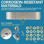ZARKER J Series Stainless Steel Key Lock