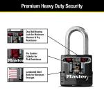Master Lock Black Magnum Keyed-Alike Padlocks 3-Pack