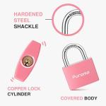 Puroma Keyed Padlocks - 2 Pack Aluminum Locks