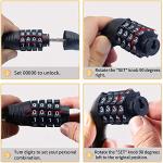 Resettable 4-Digit Bike Cable Lock - 32 inch