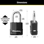 Master Lock M115XKAD Unpickable Laminated Padlock