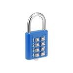 Blue 8-Digit Combination Padlock - 2 Pack