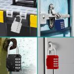 ZHEGE 4-Digit Weatherproof Combination Padlock