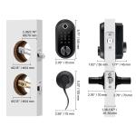 Uimoso Biometric Fingerprint Door Lock Set