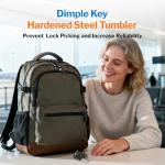 Forge TSA Approved Dimple Cable Locks - 6 Black