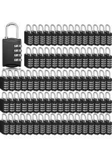 Bulk 100 Pack 4-Digit Combination Locks