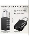 Bulk 100 Pack 4-Digit Combination Locks