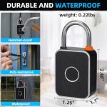 Fingerprint Padlock with Smart App Control