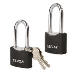 SEPOX® Weatherproof Padlocks Keyed Alike, 2-Pack