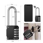 2 Pack Waterproof 4-Digit Combination Locks